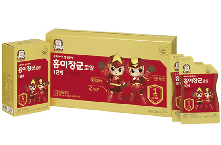 Nước hồng sâm Baby cho trẻ em cao cấp Sâm Chính phủ KGC Cheong Kwan Jang (30 gói x 15ml)